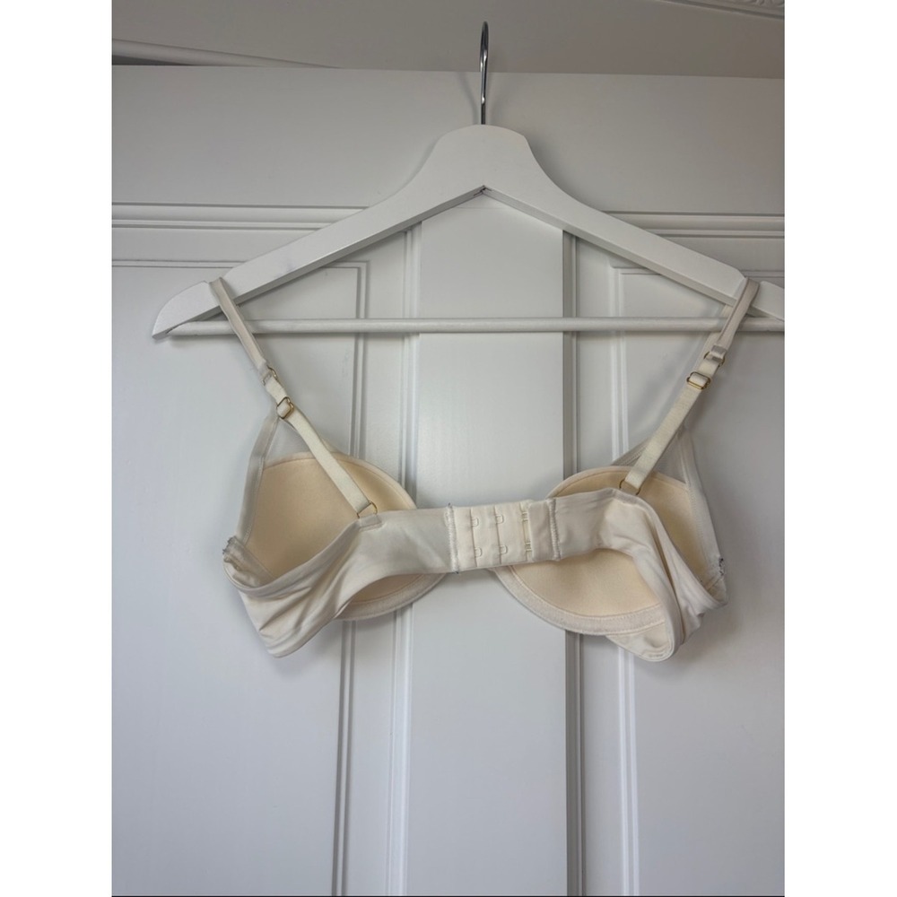 Pepper Mesh All You Bra 30B Ivory Underwire Small Chest Minimalist - Picture 4 of 4